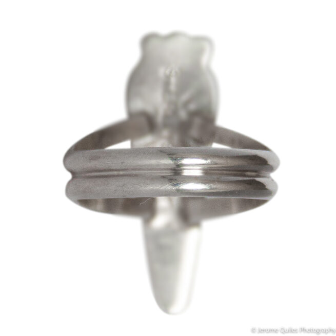 Blue Green Triangular Opal Ring - Image 4