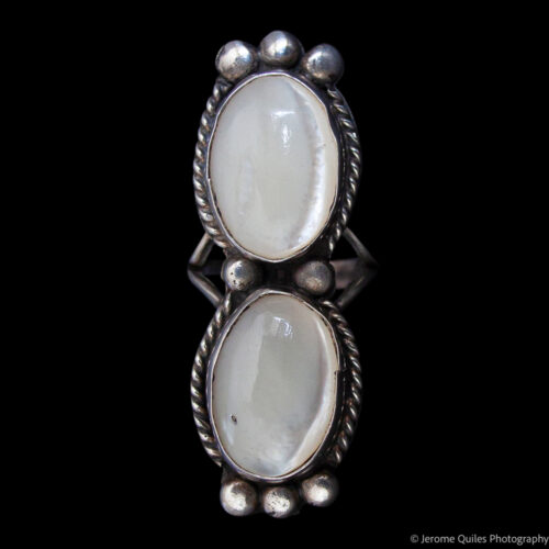 Double Mother-of-Pearl Vintage Ring