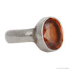 Bague Argent Grenat Hessonite Facetté – Image 2