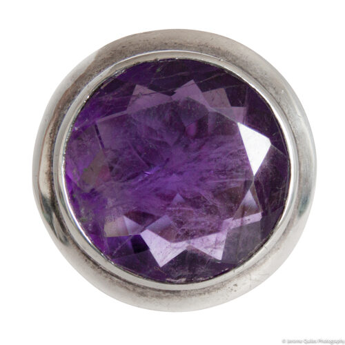 Flower of Life Amethyst Ring