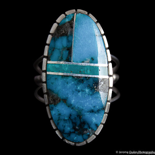 Harold Smith Turquoise Inlay Ring