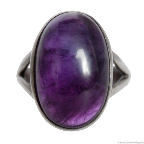 Large Amethyst Bubble Ring
