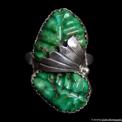 Lyolita Tsatte Green Turquoise Ring