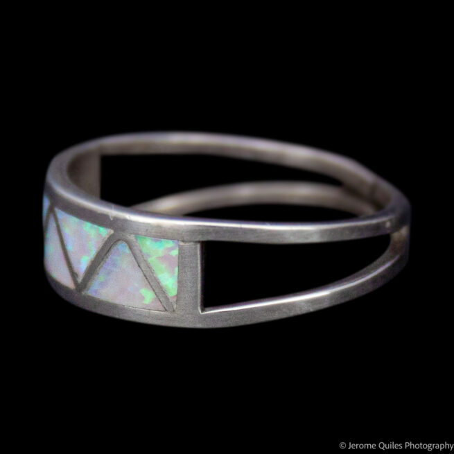 Opal Zigzag Ring Slit Setting - Image 3