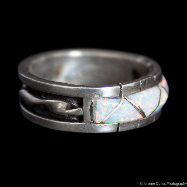 Phyllis Lucio White Opal Ring - Image 2