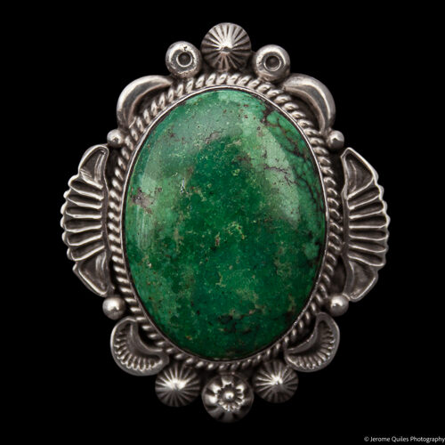 Randall Tom Green Turquoise Ring