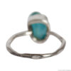 Raw Apatite Thin Silver Ring - Image 3