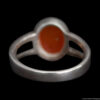 Round Carnelian Ring Slit Setting - Image 3