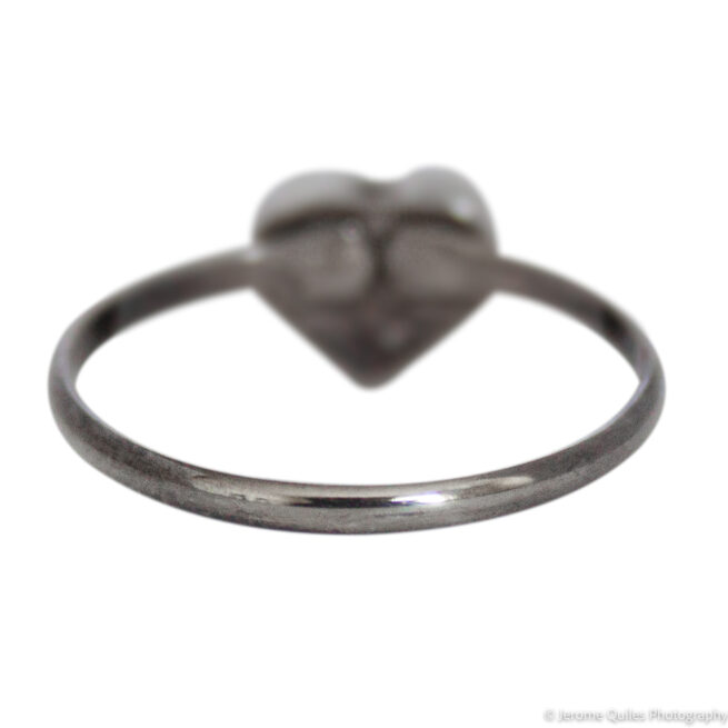 Small Lapis Lazuli Heart Ring - Image 4