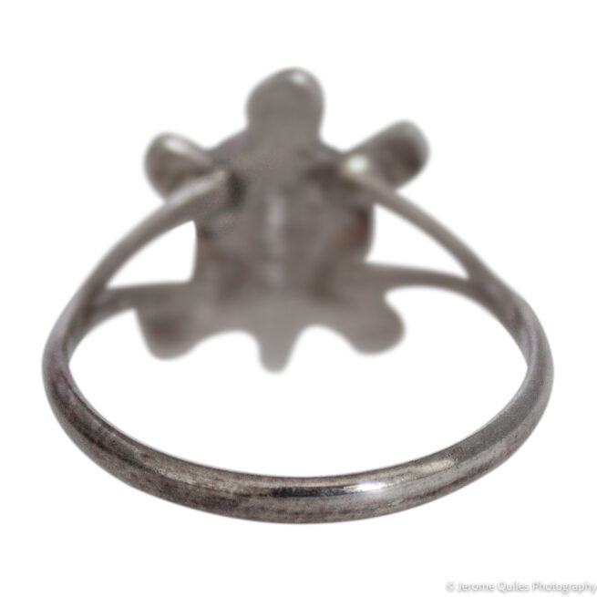 Small Lapis Lazuli Turtle Ring - Image 4