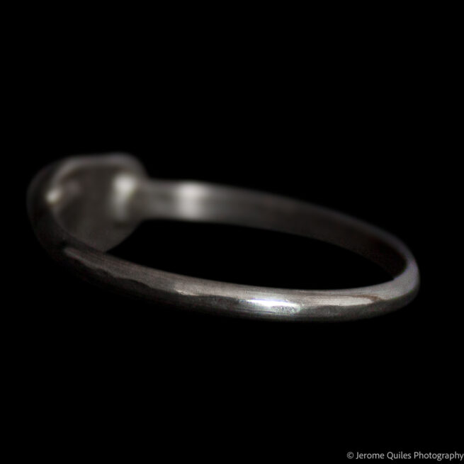Bague Petit Cœur Opale Tryptique – Image 3