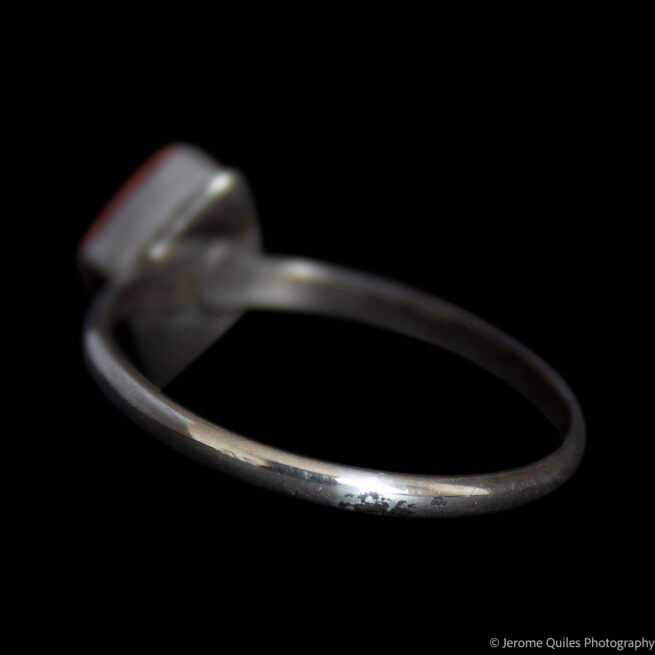 Bague Petit Losange Spondylus Orange – Image 3