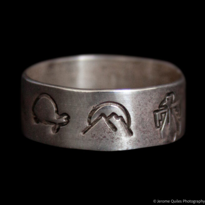 Bague Argent Sterling Motif Figuratif – Image 3