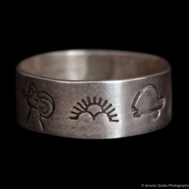 Sterling Silver Ring Figurative Design