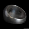 Thick Silver Malachite Signet Ring - Image 3