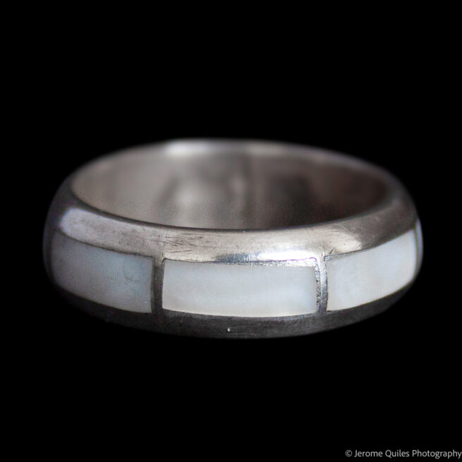 Vintage Zuni White Band Ring - Image 2