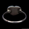 White Mother-of-Pearl Heart Ring - Image 4