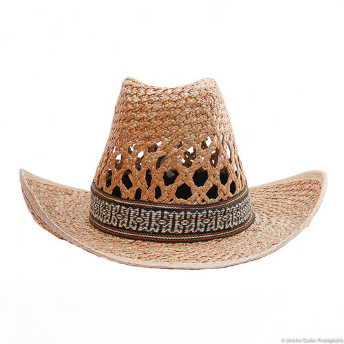 Chapeau de Cowboy Paille Bande Large