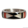 Bague Zuni Bande Incrustations Multicolores – Image 4