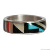Bague Zuni Bande Incrustations Multicolores – Image 3