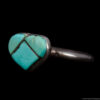 Zuni Turquoise Heart Ring - Image 3