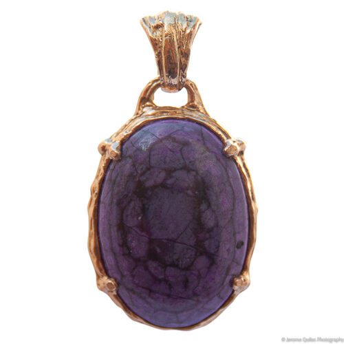 Pendentif Sugilite Or 18 Carats