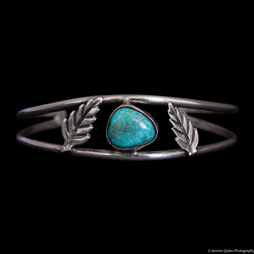 Bracelet Amérindien Turquoise Années 30