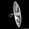 Hopi Silver Surfboard Ring - Image 2