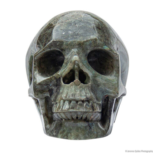 Labradorite Skull Carving