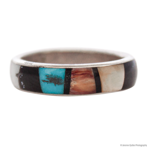 Multicolour Zuni Band Ring