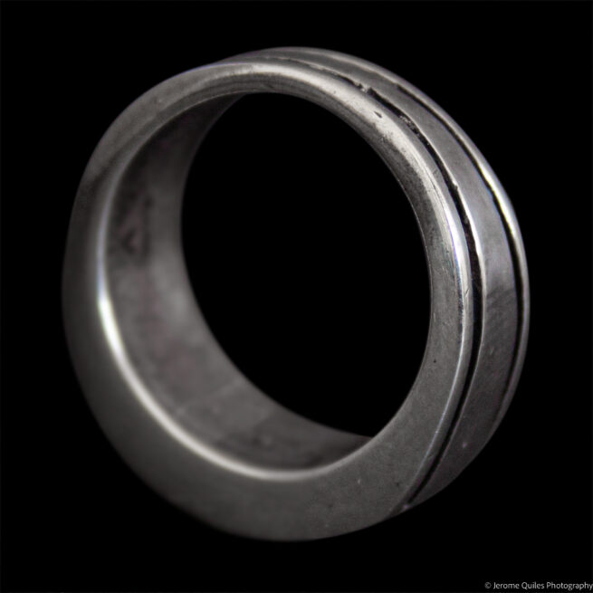 Thick Intricate Zuni Inlay Ring - Image 7