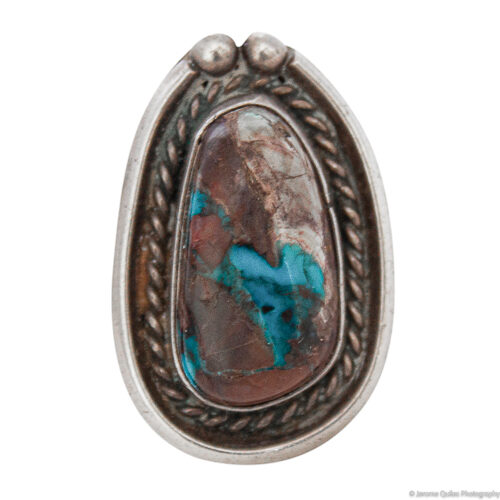 Vintage Navajo Chrysocolla Ring