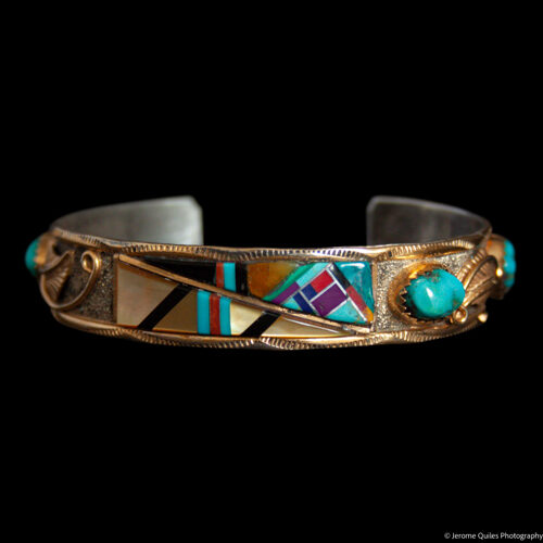 Vintage Navajo Gold Fill Bracelet
