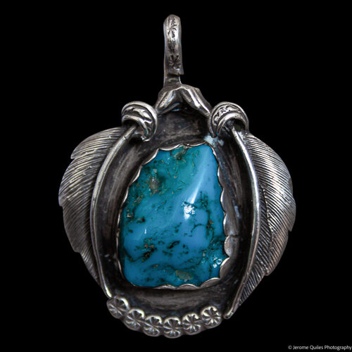 Pendentif Turquoise Navajo Vintage