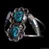 Bracelet Navajo Vintage Turquoises Jumelles – Image 3