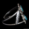 Bracelet Navajo Vintage Turquoises Jumelles – Image 4