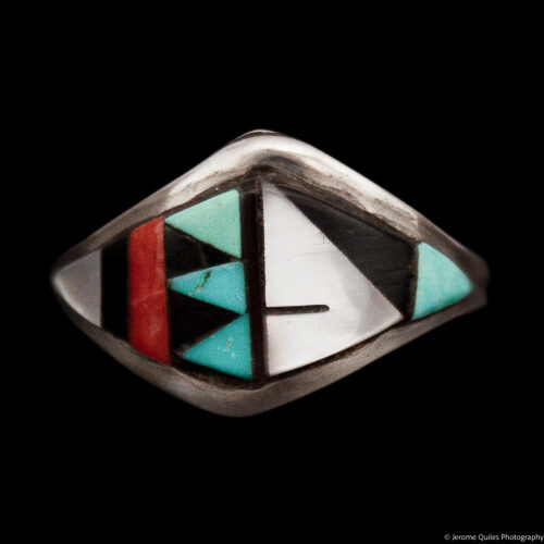 Zuni Inlay Lozenge Ring