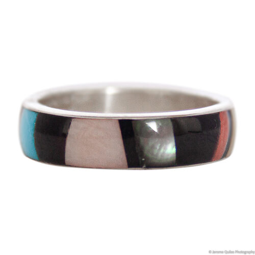 Bague Motif Zuni Arc-en-Ciel