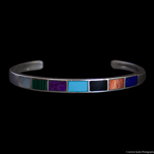 Bracelet Zuni Incrustations Multicolores