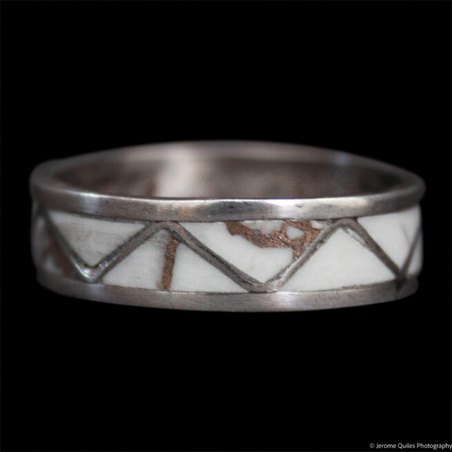 Appaloosa Turquoise Zigzag Ring - Image 3