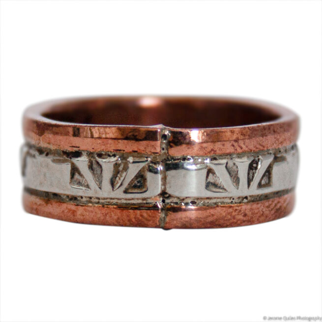 Bague Cuivre Argent – Image 2