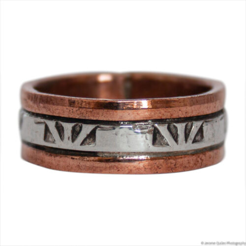 Copper Silver Ring