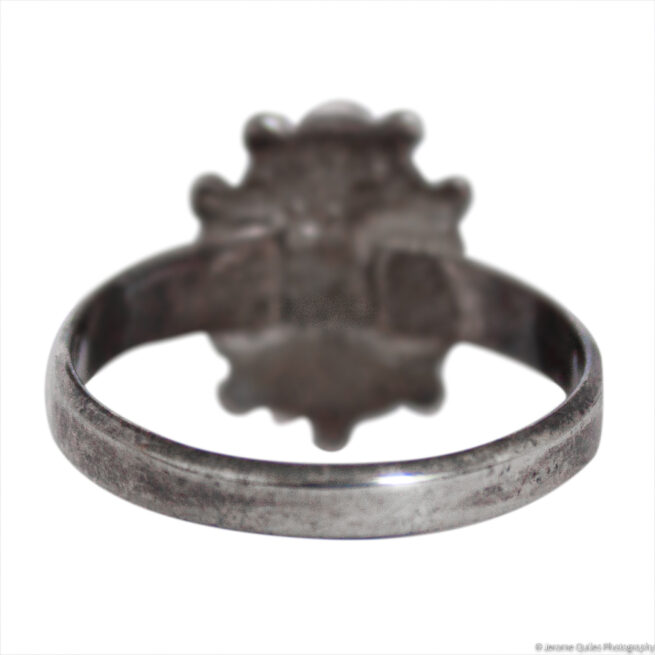 Bague Fleur Lapis Corail – Image 4