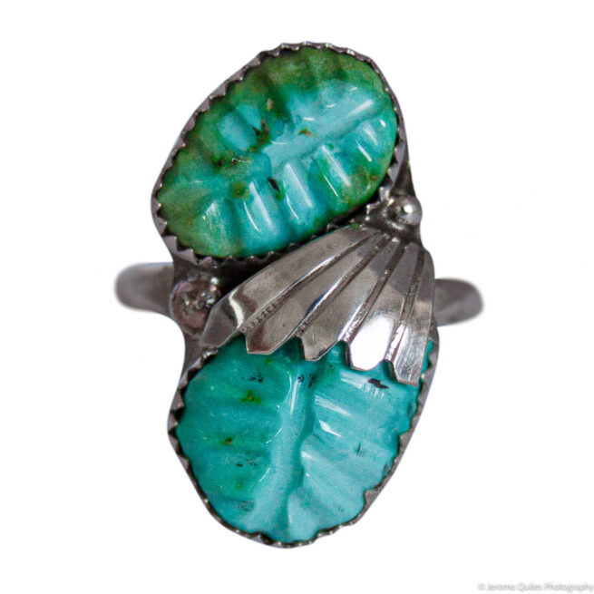 Lyolita Tsattie Turquoise Ring