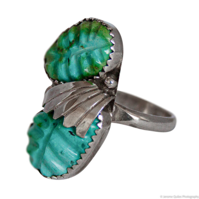 Lyolita Tsattie Turquoise Ring - Image 3