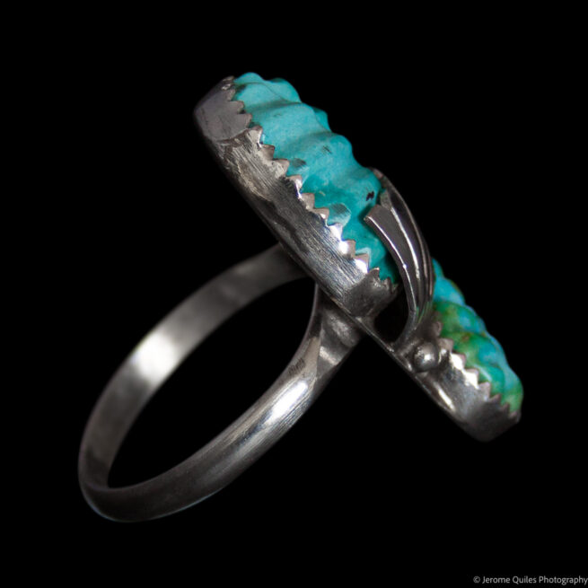 Lyolita Tsattie Turquoise Ring - Image 5