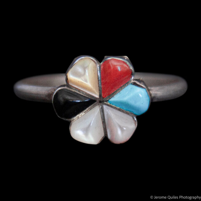 Bague Zuni Fleur Multicolore