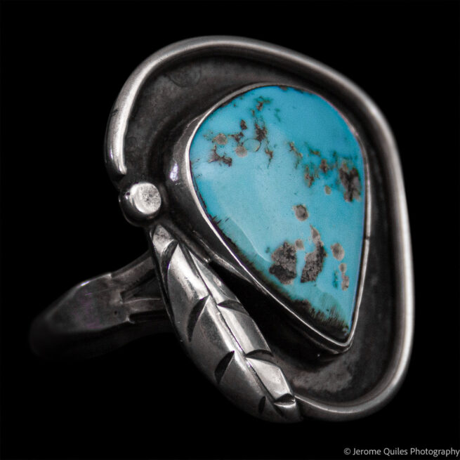 Bague Amérindienne Navajo Turquoise – Image 2