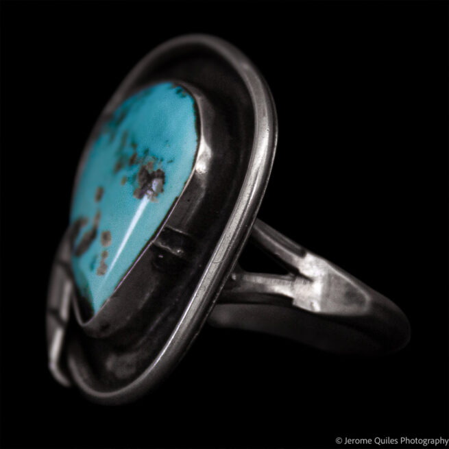 Bague Amérindienne Navajo Turquoise – Image 3