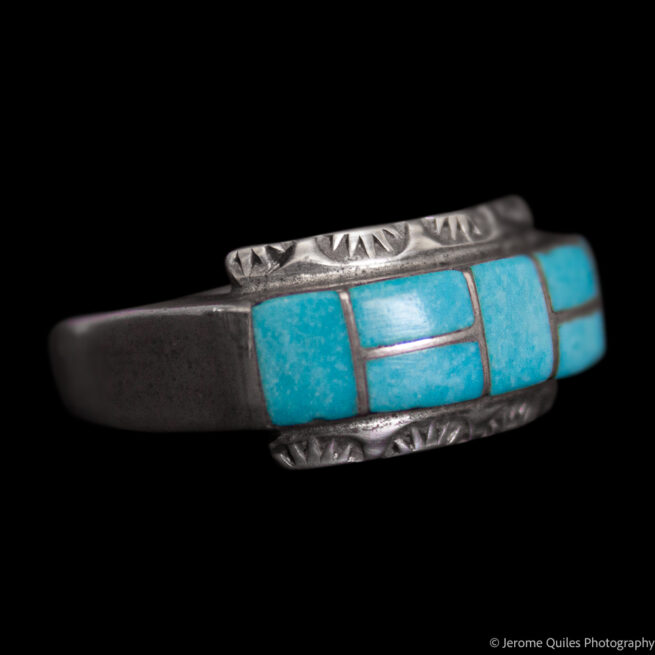 Native American Zuni Turquoise Ring - Image 2